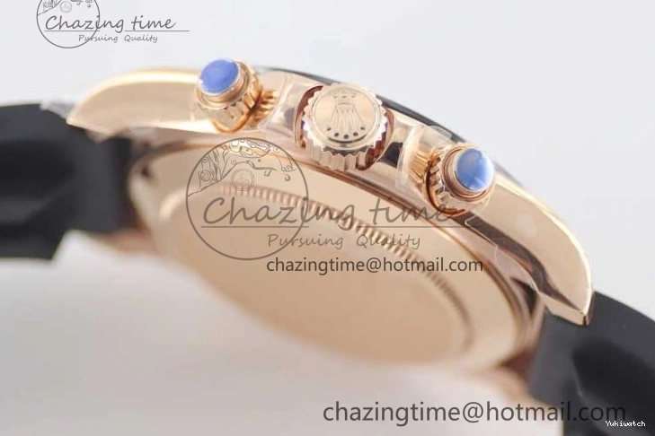 Steel 116515 Best RG Oysterflex A7750 904L Dial Edition Daytona Strap 1:1 on TWF Brown Roman 0419